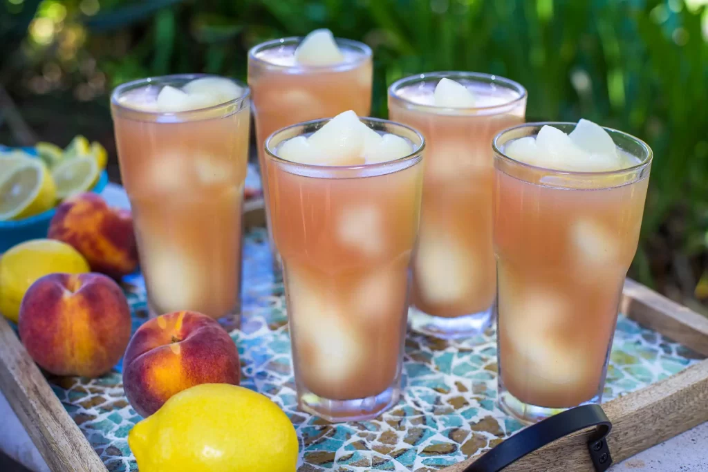 Tito’s White Peach Lemonade Swirl