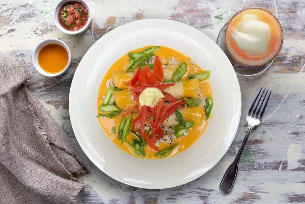 Wild Pacific Halibut Enchiladas