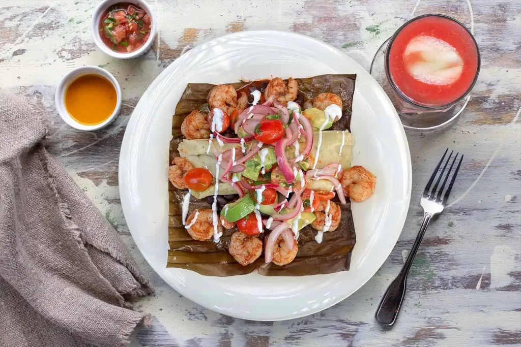 Baja Shrimp Tamal