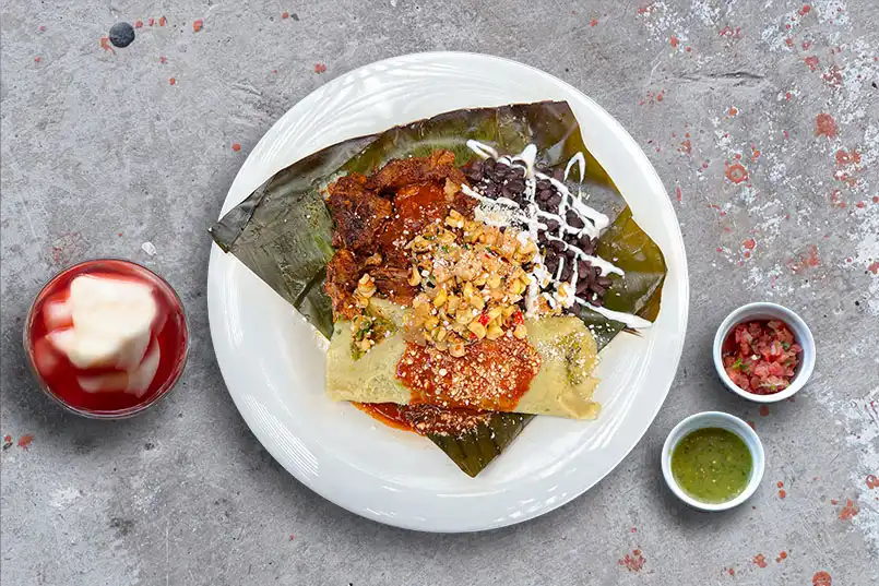 Pork Carnitas Mole Tamal
