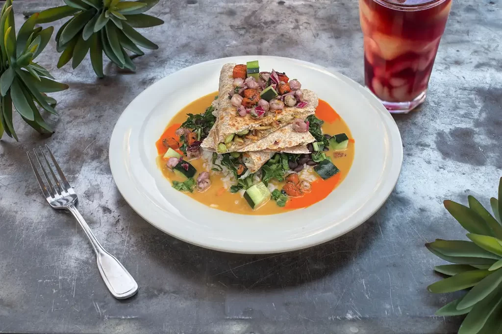 Veggie-Crunchy Yucca Stack