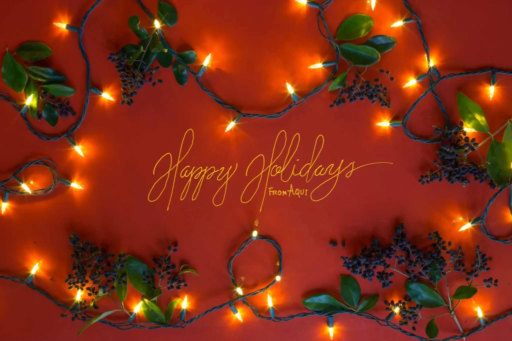Happy Holidays from Aqui