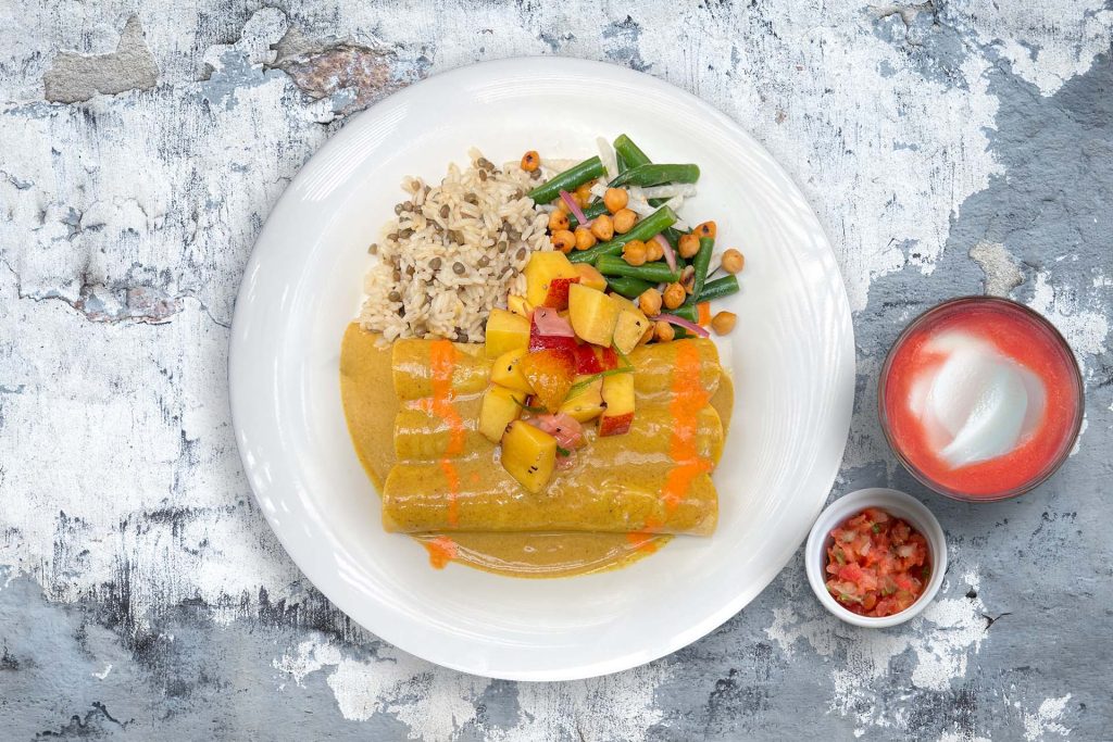 Tandoori Salmon Enchiladas
