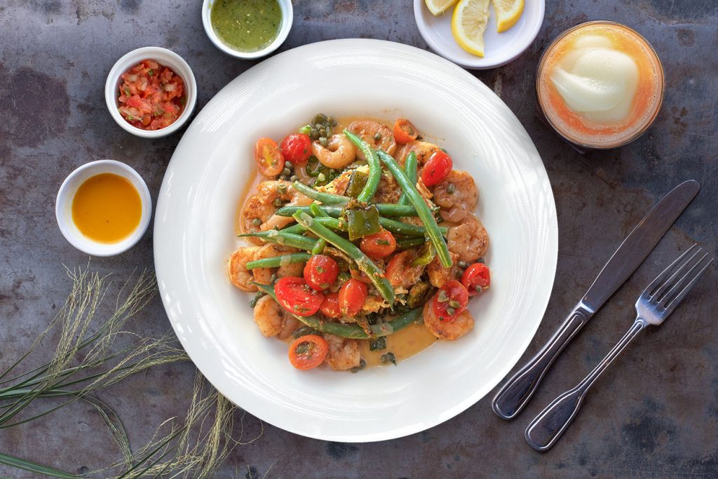 Southwest Grilled Shrimp Piccata