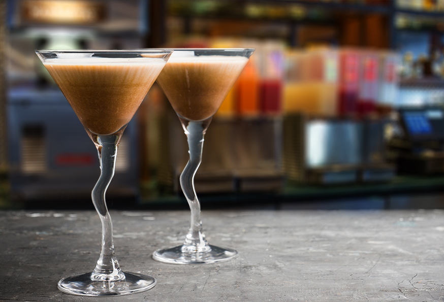 Chocolate Lovers Martini - at the bar