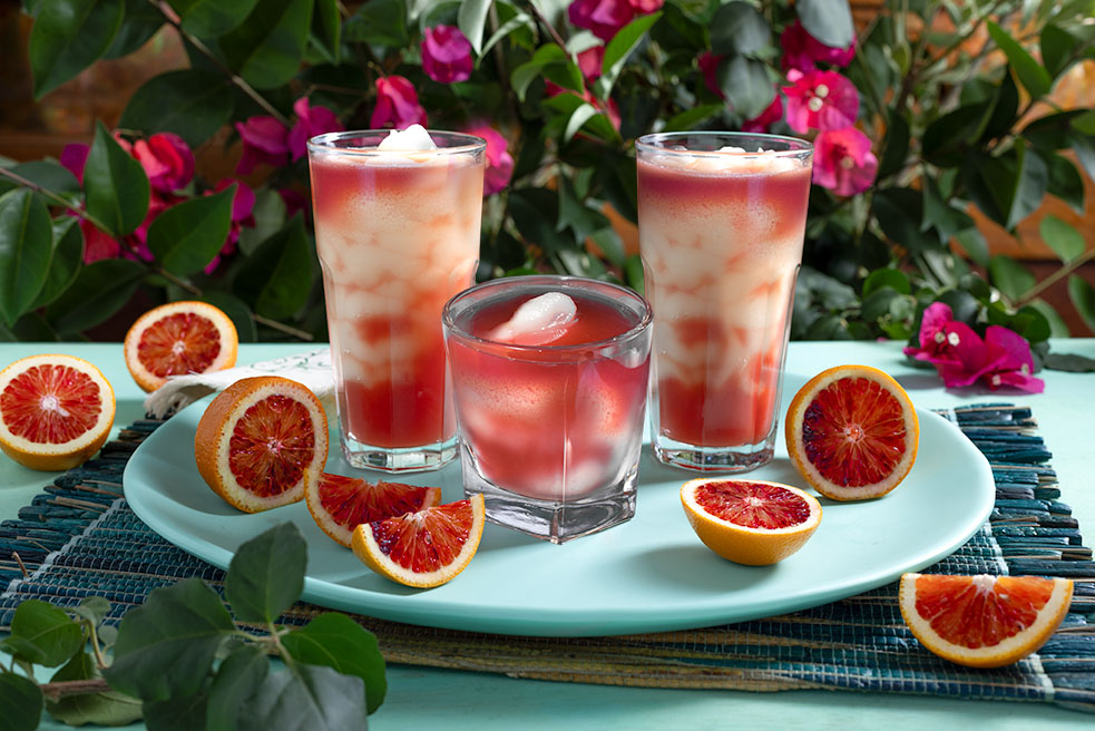 Smokey Orange Swirl