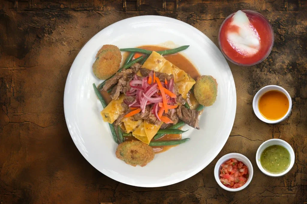 Beef Brisket Birria & Red Potato Enchiladas