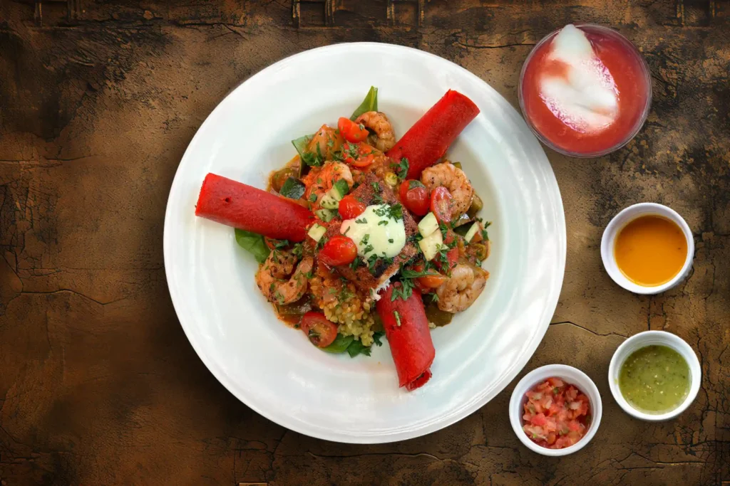 Blackened Wild Mahi and Shrimp Jambalaya