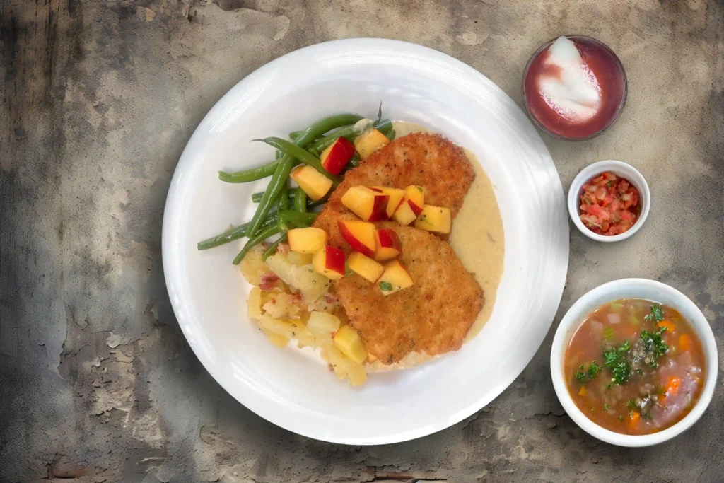 Country Free Range Chicken with soup and Swirl