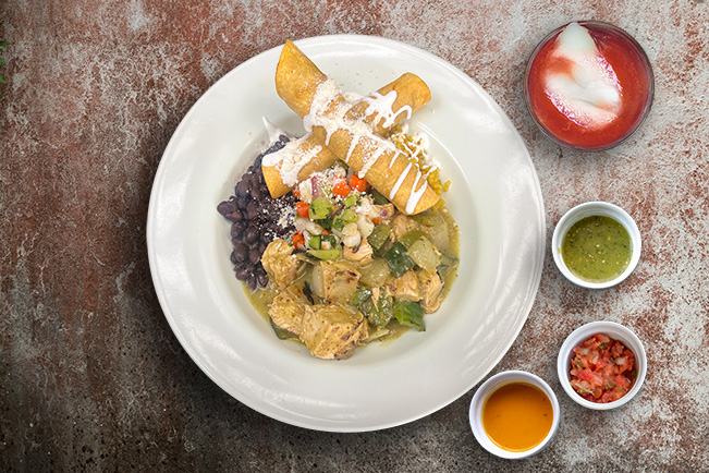 Grilled Chicken Chile Verde Chef Special