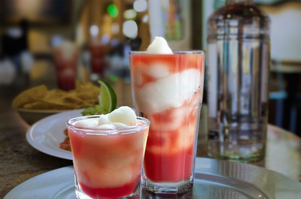 Strawberry Apricot Soju Swirl