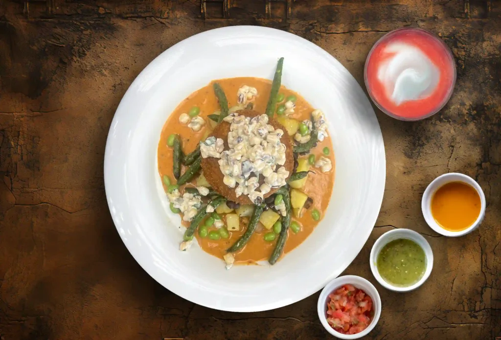 Southwest Crab Cake Hash Chef Special