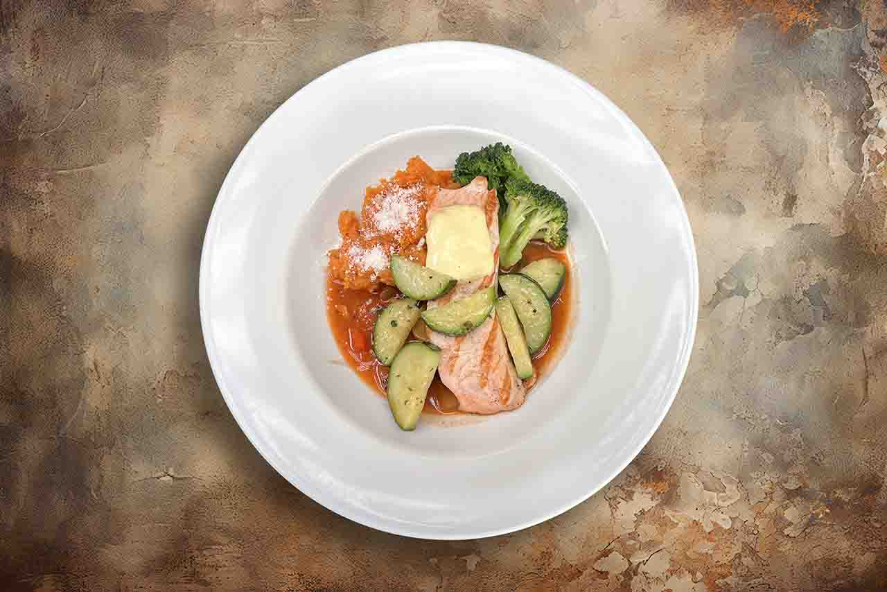 Grilled Sweet Pepper Salmon - SB